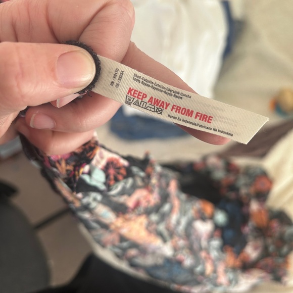 Free People Intimately floral print maxi dress womens size L - Picture 9 of 9